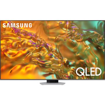 Televizor Smart QLED Samsung 75Q80D, 189 cm, 4K Ultra HD, HDR, Clasa G