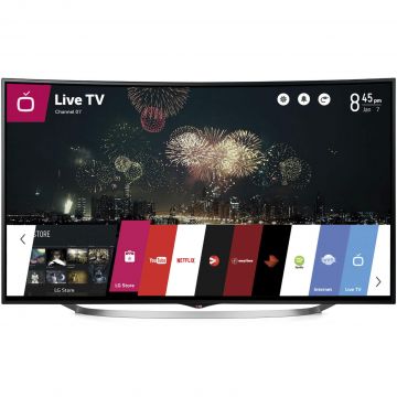 Televizor curbat, Smart LED 3D, LG 55UC970V 139 cm, Ultra HD 4K