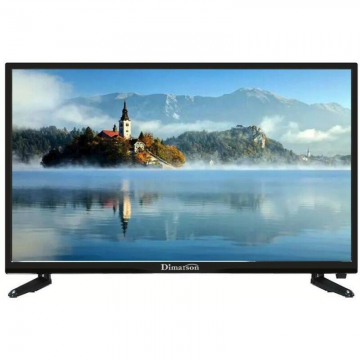 Dimarson Televizor LED, Dimarson, HD Ready, DVB-T2/S2, HDMI, 61 cm, Negru