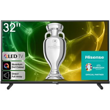 HISENSE Televizor, Hisense, 32A5KQ Smart QLED, 81 cm, Full HD, Negru