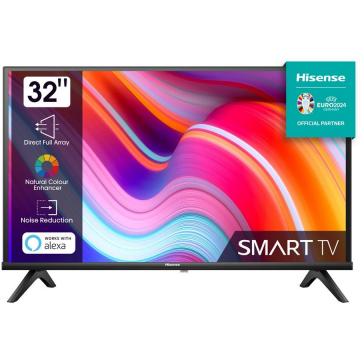 HISENSE Televizor Hisense Led 32A4K, 80 cm, Smart, HD, Clasa F, Negru