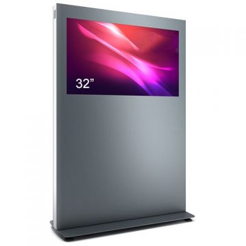 Kiosk Totem de interior BL, BLH32N-SAB , pentru display de 32, inaltime 184 cm, greutate 48 kg, dimensiuni 890x1844x500mm