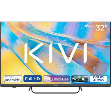 KIVI Televizor KIVI LED 32F760QB, 80 cm, Smart Android TV, Full HD, Clasa E