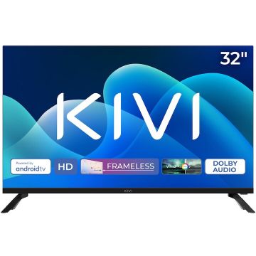 KIVI Televizor KIVI LED 32H730QB, 80 cm, Smart Android TV, HD, Clasa E