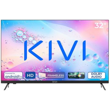 KIVI Televizor KIVI LED 32H760QB, 80 cm, Smart Android TV, HD, Clasa E