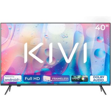 KIVI Televizor KIVI LED 40F760QB, 102 cm, Smart Android TV, Full HD, Clasa E