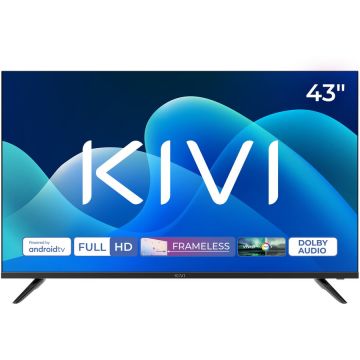 KIVI Televizor KIVI LED 43F730QB, 109 cm, Smart Android TV, Full HD, Clasa F