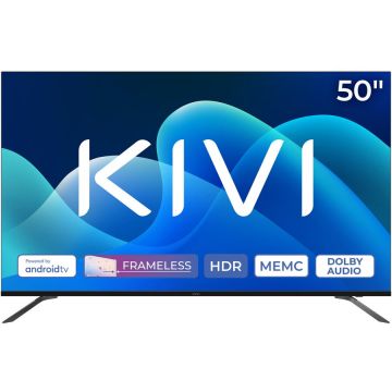 KIVI Televizor KIVI LED 50U730QB, 127 cm, Smart Android TV, 4K Ultra HD, Clasa G