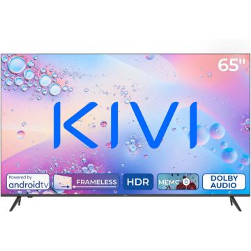 KIVI Televizor KIVI LED 65U760QB, 165 cm, Smart Android TV, 4K Ultra HD, Clasa F