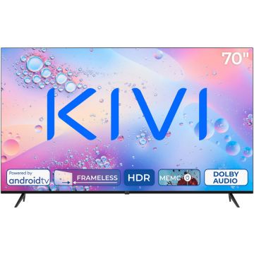 KIVI Televizor KIVI LED 70U760QB, 178 cm, Smart Android TV, 4K Ultra HD, Clasa F