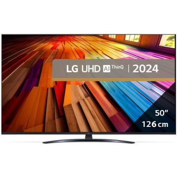 LG Televizor LG LED 50UT81003LA, 126 cm, Smart, 4K Ultra HD, Clasa F (Model 2024)