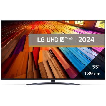 LG Televizor LG LED 55UT81003LA, 139 cm, Smart, 4K Ultra HD, Clasa G (Model 2024)