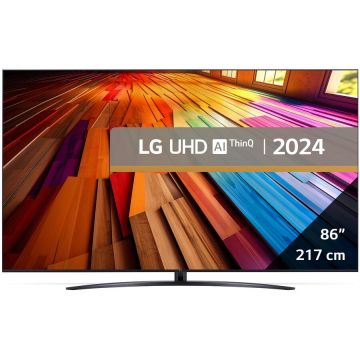 LG Televizor LG LED 86UT81003LA, 218 cm, Smart, 4K Ultra HD, Clasa F (Model 2024)