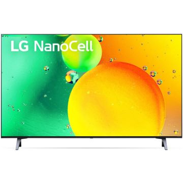 LG Televizor LG NanoCell 43NANO753QC, 108 cm, Smart, 4K Ultra HD, Clasa G, Negru