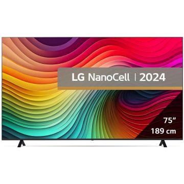 LG Televizor LG NanoCell 75NANO81T3A, 189 cm, Smart, 4K Ultra HD, Clasa G (Model 2024)