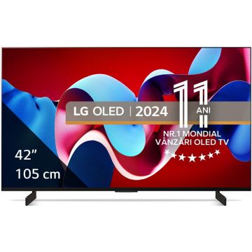 LG Televizor LG OLED evo 42C41LA, 105 cm, Smart, 4K Ultra HD, 100 Hz, Clasa G