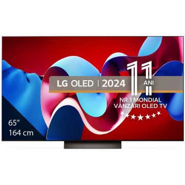 LG Televizor LG OLED evo 65C41LA, 164 cm, Smart, 4K Ultra HD, 100 Hz, Clasa F (Model 2024)