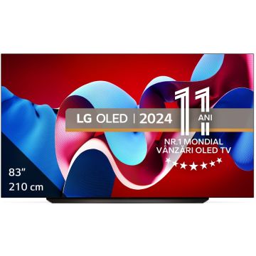 LG Televizor LG OLED evo 83C41LA, 210 cm, Smart, 4K Ultra HD, 100 Hz, Clasa F (Model 2024)