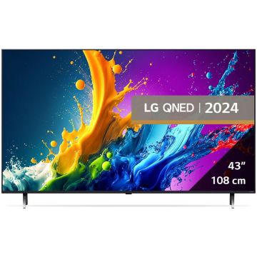 LG Televizor LG QNED 43QNED80T3A, 108 cm, Smart, 4K Ultra HD, Clasa G (Model 2024)