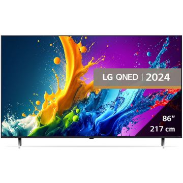 LG Televizor LG QNED 86QNED80T3A, diagonala 218 cm, Smart, 4K Ultra HD, Clasa E