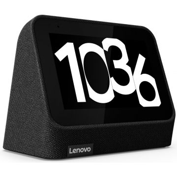 Pachet Ceas Inteligent Lenovo Clock 2 Negru + Stand Birou Wireless