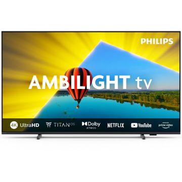 Philips Televizor Philips AMBILIGHT tv LED 43PUS8079, 108 cm, Smart TV, 4K Ultra HD