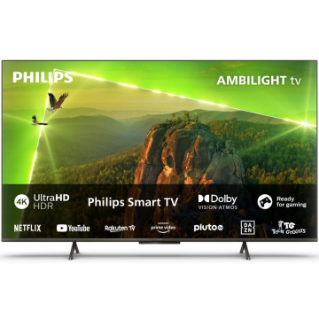 Philips Televizor Philips AMBILIGHT tv LED 50PUS8118, 126 cm, Smart TV, 4K Ultra HD, Clasa F