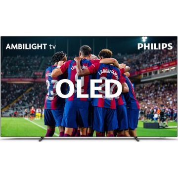 Philips Televizor Philips AMBILIGHT tv OLED 48OLED718, 121 cm, Google TV, 4K Ultra HD, 100 Hz, Clasa G (Model 2023) (48OLED718/12)