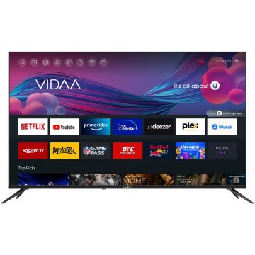 Smart Tech Televizor LED Smart Tech 50UV10V1, 126 cm, Ultra HD 4K, Smart TV VIDAA, WiFi, CI+, Negru