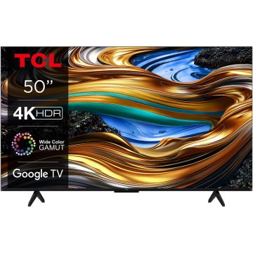 TCL Televizor TCL LED 50P755, 126 cm, Smart Google TV, 4K Ultra HD, Clasa F (Model 2024)