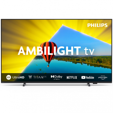 Televizor Ambilight 4K 139.7cm 55) 4K Ultra HD Smart Wi-Fi Negru