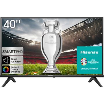 Televizor LED Hisense Smart TV 40A4K Seria A4K 100cm negru Full HD