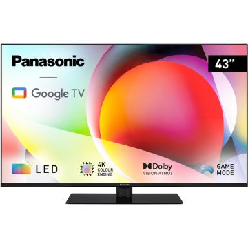 Televizor LED Panasonic Smart TV TN-43W70AEZ Seria W70A 108cm negru 4K UHD HDR