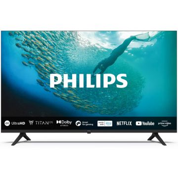 Televizor LED Philips Smart TV 65PUS7009/12 Seria PUS7009/12 164cm negru 4K UHD HDR