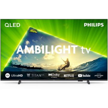 Televizor LED Philips Smart TV QLED 43PUS8209/12 Seria PUS8209/12 108cm negru 4K UHD HDR Ambilight pe 3 laturi