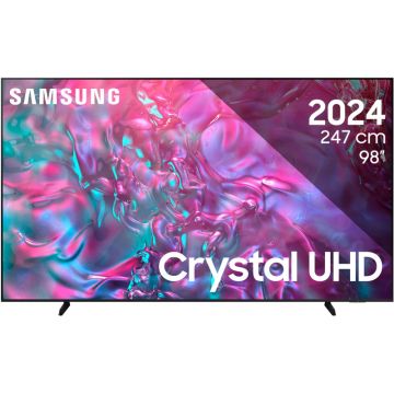 Televizor LED Samsung Smart TV Crystal UE98DU9072U Seria DU9072 247cm negru 4K UHD HDR