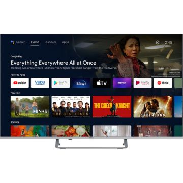 Televizor LED Tesla Smart TV 50E635SUS Seria E635SUS 126cm argintiu 4K UHD HDR