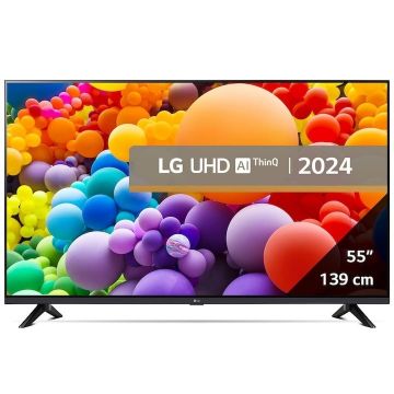 Televizor LG LED 55UT73003LA, 139 cm, Smart, 4K Ultra HD, Clasa G (Model 2024)