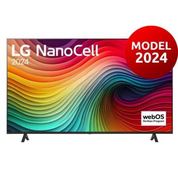 Televizor NanoCell LED LG 109 cm (43inch) 43NANO82T3B, Ultra HD 4K, Smart TV, WiFi, CI+