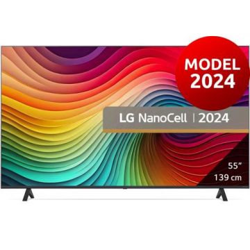 Televizor NanoCell LED LG 139 Cm (55inch) 55NANO81T3A, Ultra HD 4K, Smart TV, WiFi, CI+