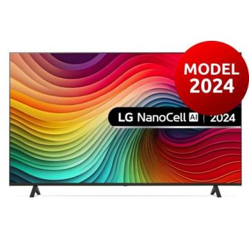 Televizor NanoCell Led LG 139 cm (55inch) 55NANO82T6B, Ultra HD 4K, Smart TV, WiFi, CI