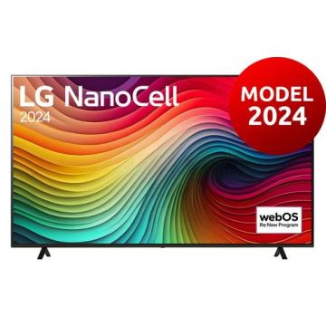 Televizor NanoCell LED LG 165 cm (65inch) 65NANO82T3B, Ultra HD 4K, Smart TV, WiFi, CI+