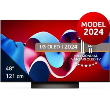 Televizor OLED LG 122 cm (48inch) 48C41LA, Ultra HD 4K, Smart TV, WiFi, CI+