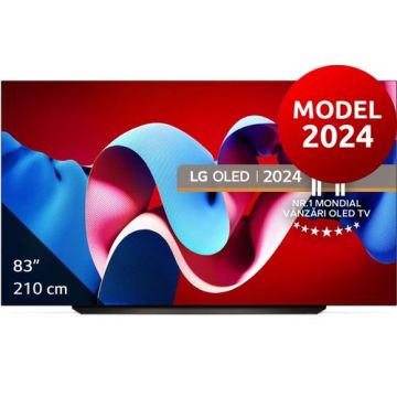 Televizor OLED LG 210 cm (83inch) 83C41LA, Ultra HD 4K, Smart TV, WiFi, CI+