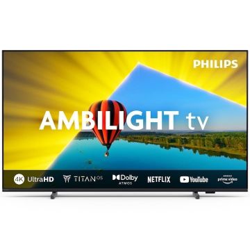 Televizor Philips AMBILIGHT tv LED 43PUS8079, 108 cm, Smart TV, 4K Ultra HD, Clasa F (Model 2024)