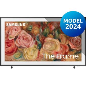 Televizor QLED Samsung The Frame 127 cm (50inch) QE50LS03DA, Ultra HD 4K, Smart TV, WiFi, CI+