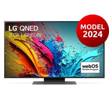 Televizor QNED LG 139 cm (55inch) 55QNED87T3B, Ultra HD 4K, Smart TV, WiFi, CI+