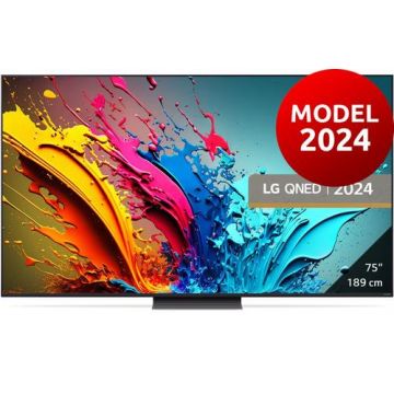 Televizor QNED LG 190 cm (75inch) 75QNED86T3A, Ultra HD 4K, Smart TV, WiFi, CI+