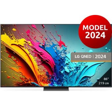 Televizor QNED LG 219 cm (86inch) 86QNED86T3A, Ultra HD 4K, Smart TV, WiFi, CI+