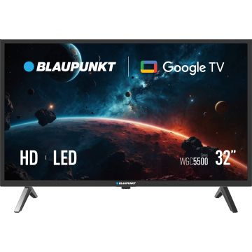 Televizor Smart Blaupunkt 32WGC5500S, 80 cm, HD, Google TV, Bluetooth, Wi-Fi, Clasa Energetica E